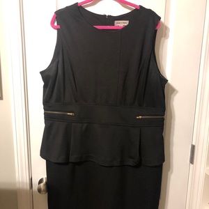 Black Peplum Dress